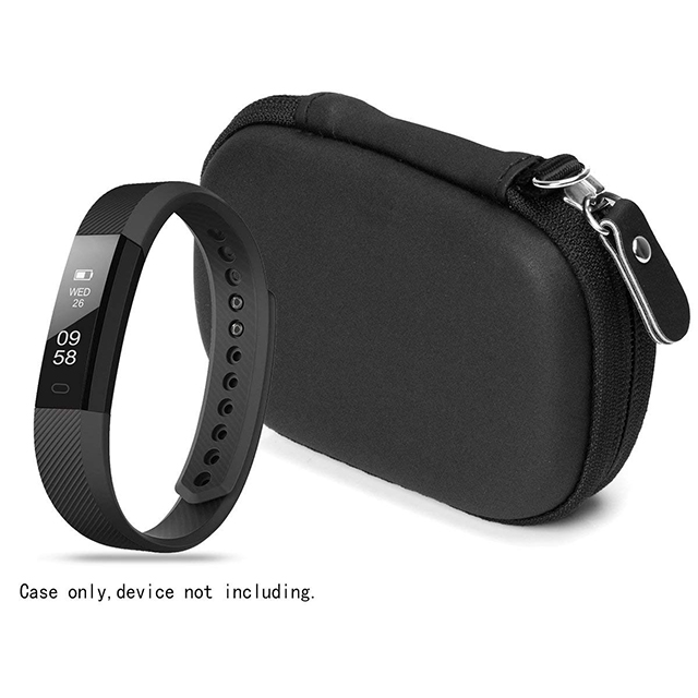 Black shockproof EVA Wristband Case for Heart Rating Monitor Fitness Activity Tracker Wristband